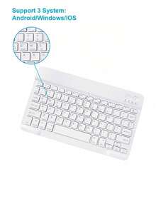 AKKHOO Combos de teclado y ratón - Blanco - Ver 4