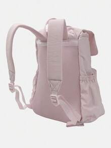 Puma 女款 ESSENTIALS HER 小號連帽粉色後背包 09308906 - 淺粉色 - 查看 4