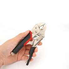 suli 5/10 Inch Locking Plier Curved Jaw Straight Long Nose Vise Grip Multifunction Clamp For Welding Woodworking DIY Repair Hand Tool - A-Red Black - View 6