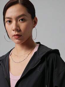 Chaqueta con cremallera completa para mujer Jordan Flight con protección solar UPF 40+ IF1178-010 - Negro - Ver 5