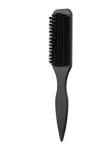 5Pcs Sharp Tailed Beard Brush Kit, Men's Vintage Oil Head Styling Brush, Spray Bottle, Slick Back Hair Brush For Sleek Ponytail Bun & Smoothing Baby Hairs, Edge Control - Backcombing & Teasing Hairbrush With Wide Rat Tail For Sectioning & Parting - Multicolor - View 19