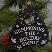 1/3pcs Acrylic Summoning Holiday Spirit Divination Board Pendant, For Home Decor, Christmas Tree Ornament, Halloween Decoration, 2D, Fall Decor - Multicolor-gold Thread - View 2