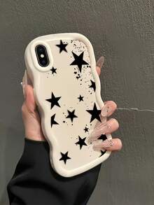 1件 Y2K 星星圖案馬卡龍多巴胺色軟 TPU 波浪邊手機殼，相容 Galaxy A03 A04 A05 A06 A11 A12 A13 A14 A15 A16 A20S A21S A22 A23 A24 A25 A26 A31 A32 A33 A34 A35 A36 A50 A51 A52 A53 A54 A55 A56 A73 S20FE S21FE S22 S22U S23 S23+ S23U S233FE S24 S24+ S24U S25 S25+ S25U/ Note 11 Note 12 Note 13 Note 14 /Samrt/Honor/Y7 Y9/Ealme C53 C55 - 杏色 - 查看 1