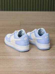 Nike Women's W AIR FORCE 1 '07 Summer New Light Blue Colorblock Casual Skate Shoes IV3222-400 - IV3222-400 - View 5