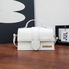 Women's Clutch, Small Handbag With Handles, Evening Bag, Adjustable Shoulder Bag, PU Leather - 白色 - 查看 1