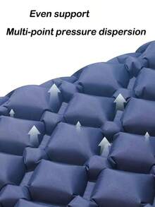 Double Inflatable Sleeping Pad Air Mattress, Fast Automatic Inflation, Outdoor Camping Foot Pump Air Mattress, Portable TPU Moisture-Proof Mat, Camping Tent Inflatable Pad With Built-In Pneumatic Pump - Multicolor - View 8
