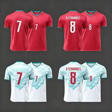 2026 World Cup Portugal Home & Away Jersey No.7 No.11 Multi Numbers Quick Dry Soccer Short Sleeve - 客場7號 - 查看 1