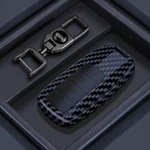 ABS Carbon Fiber Car Key Case Cover Shell For Chery Tiggo 8 Pro Tiggo 8plus New 5 Plus 7pro Max Omoda 5 C5 Modod Accessories - Type a - View 10