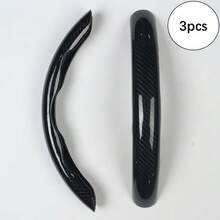 3pcs Non-Slip Steering Wheel Cover - Faux Carbon Fiber Pattern + High Reflectivity High Brightness + Segmented Embedded Design + Easy Installation + No Inner Ring, For Car/MPV/SUV/RV/Pickup/Van - 3pcs - View 12