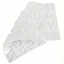 Silicone Alphabet Resin Molds, Number Alphabet Jewelry, Silicone Letter Molds For Resin Casting, DIY Craft Casting, Letter Jewelry Making - Multicolor - View 5