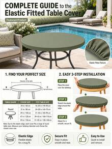 1pc-Sage Green Stretch Spandex Tablecloth 6FT, Fitted Rectangular Table Cover For 72 X 30 Inch Tables, Washable Elastic Tablecloth For Weddings, Garden Parties And Events - Dark Green - View 3