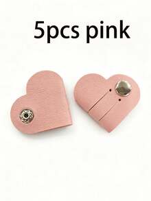 Heart Shaped Cord Organizer Earphones Headphones Cable Winder Organizer For Men And Women Cute Pu Leather Cable Organizer Ideal For Bags Use Travel Essentials Accessories Organizer Luggage Suitcase Back To School - Multicolor - View 16