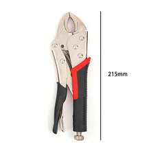 suli 5/10 Inch Locking Plier Curved Jaw Straight Long Nose Vise Grip Multifunction Clamp For Welding Woodworking DIY Repair Hand Tool - A-Red Black - View 10