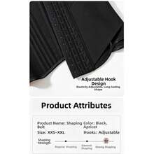 Unisex Shaping Waist Belt, Creates Elegant Figure, Invisible Wear, Breathable Adjustable Design. Made Of High Elasticity Material, Ergonomic Cross Back Structure, Provides Comfortable Support. Suitable For Daily Wear, Office Work And Fitness Exercise. - Multicolor - View 10