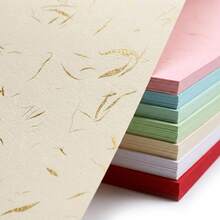 30 fogli di carta copertina A4 con texture dorata e colorata, carta copertina per proposte di contratto colorata, carta da stampa semplice, adatta per valutazione del colore, rilegatura di libri, stampa e artigianato fai-da-te - Taglia unica per tutti - Visualizzare 5