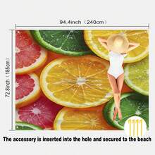 1pc Oversized Sand-Proof Quick-Dry Beach Towel Mat, Suitable For 1-3 Adults - Lightweight, Durable Polyester Fabric - Perfect For Travel, Camping, Hiking And Leisure Beach Time, Beach Mat, Picnic Mat, Campsite Cover - Multicolor - View 12