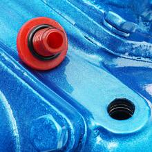 Futchoy 3HP 2-Piston Twin Cylinder V-Style Replacement Air Compressor Head Pump 1-Stage - Blue - View 6