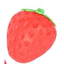 Super Elastic TPR Strawberry Squeeze Toy, Realistic Fruit Stress Ball, Deformable Desk Anxiety Relief Decorative Gift - Multicolor - View 4