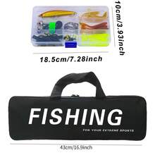 1.8m Deep Blue Telescopic Fishing Rod & Reel Combo With Pre-Spooled Reel Tackle Box & Storage Bag Beginner Friendly Portable Freshwater Fishing Kit - Blue - View 5