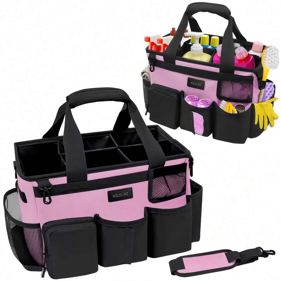 Large Capacity Outdoor Storage Bag, Camping Storage Bag, Cleaning Tool Storage Bag, Multifunctional Storage Bag With Crossbody And Hand-Carry Portability, Cleaning Tool Waist Bag, Outdoor Tool Bag, Outdoor Storage Bag, Multifunctional Storage Bag, Sports Storage Bag, Indoor Storage Bag, Home Storage Bag, Clothes Storage, Shoes Storage, Outdoor Miscellaneous Storage - Multicolor - View 1