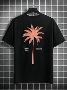 4 Stück Herren-T-Shirts in großen Größen für den Sommer, Strand und Lässig mit Blumenmuster - Verschiedenfarbig - Übersicht 5