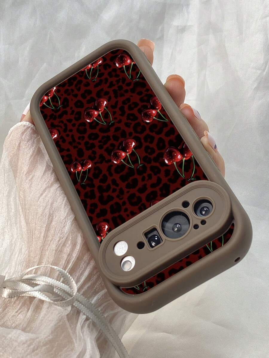 TJ114 Cherry Bow On Leopard Print Fully Enclosed For Drop Protection And Slip Resistance Features Angel Eye TPU Soft Case For A38 A18 A15S A16S A17K A54 A58 A5i A5 Pro A5X A60 A74 A79 A57 A78 A35 A53 Find X8 Reno7 10 12 11 13 14 Pro 4F 11F 12F 12FS 13F 14F 4Z 5Z 6Z 7Z 8Z For Redmi 12 13 9C 10C 12C 13C 14C Note 9 10 11 12 13 14 Pro 10S 11S 12S 14S For Poco M6 M7 X7 For Honor X9C Magic7 Lite For Galaxy S26 Ultra For Pixel 7 For V30 Lite For Phone Case - 冷咖色 - 查看 1