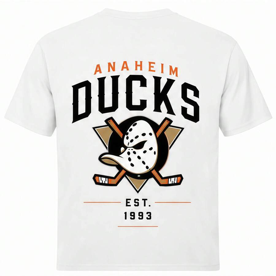 Camiseta de verano para hombre, camisa de manga corta, unisex para hombre y mujer, camisa de diseño moderno, diseño de cultura de hockey, camiseta deportiva de manga corta - Blanco - Ver 1
