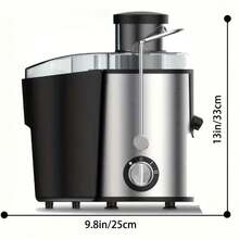 Multi Functional Juicer, Juicer, 3-Inch Wide Mouth Juicer Extractor With A Maximum Power Of 600W, Used For Vegetables And Fruits, Detachable And Easy To Clean, High Juice Yield, Fast Juice Extraction Speed, Essential For Gift Giving - US A Type Plug(110-127V) - View 7