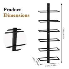 Heavy-Duty Metal Wine Rack – Freestanding Bottle Organizer For Kitchen, Dining & Home Bar - 27 * 10 * 62 cm - View 2
