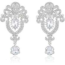 2件裝水晶胸針，金/銀色亮面透明水鑽花朵飾品，新娘婚禮女性胸花胸針配件 - 金色 - 查看 5