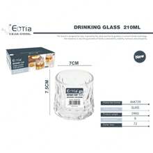6pcs/Set New Creative Rotating Whiskey Glass, Asymmetrical Shape, Unique Texture, Artistic Design, 360° Visual Effect | High-Quality - View 14