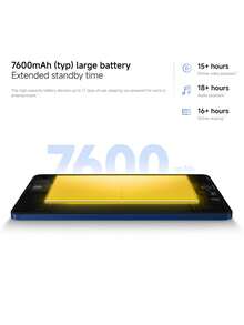 POCO Pad C1 全球版 9.7 吋 2K 120Hz 極清螢幕 Snapdragon® 6s 4G Gen 2 行動平台 8MP 後置相機 5MP 前置相機 7600mAh (Typ) 18W 快充 AI 面部解鎖 沉浸式立體揚聲器 Xiaomi HyperOS 3 - 黑色 - 查看 3