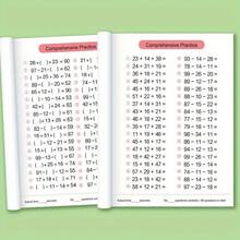 1PC Buku Latihan Penjumlahan dan Pengurangan Matematika untuk Anak Prasekolah hingga Sekolah Dasar: Latihan Angka dalam Batas 10/20/50/100 - MultiWarna - View 10