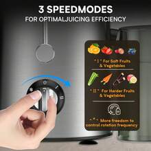 Multi Functional Juicer, Juicer, 3-Inch Wide Mouth Juicer Extractor With A Maximum Power Of 600W, Used For Vegetables And Fruits, Detachable And Easy To Clean, High Juice Yield, Fast Juice Extraction Speed, Essential For Gift Giving - US A Type Plug(110-127V) - View 4
