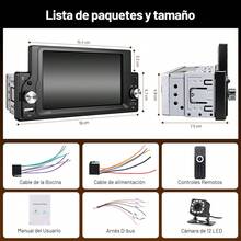 1din Touchscreen Car Stereo With CarPlay, Wireless 5.5 Inch IPS Display, Android Auto Car Audio, FM Radio, EQ, Bluetooth, USB, MirrorLink, And Camera - A - View 9