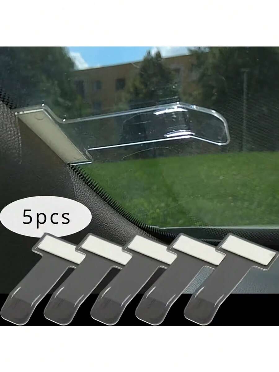 Car Card Holder - Suitable For Cars, Trucks, RVs | Durable Parking Permit And Ticket Storage Box With Easy Access Design - Multicolor - View 1