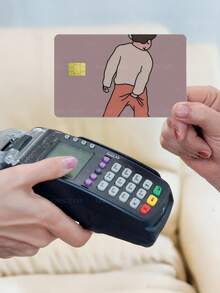 1 buah Stiker Pelindung Kartu Kredit Pasangan Lucu, Bahan PVC Lucu, Anti Sidik Jari, Tahan Lama, Tahan Gores, Tahan Aus, Hadiah Pesta Ulang Tahun, Cocok Untuk Pria & Wanita, Kartu Chip Kecil, Kartu Bank, Kartu Kredit, Kartu Transportasi, Kartu Kunci, Kartu Kampus Pelajar, Personalisasi DIY, Perlindungan Privasi - Beraneka warna - View 7