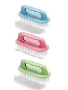 Multi-Functional Portable Household Cleaning Brush: Hard Bristle For Clothes, Washbasin, Shoe, And Board - Includes Handle For Easy Cleaning And Organization - Multicolor - View 13
