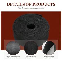 1 Roll Faux Leather Strip - 260Cm X 2Cm, For Handmade Crafts, Belts, Straps, Shoulder Straps And Other Handmade Accessories And Projects PU Artificial Leather Crafting (Approx. 2mm Thick) - Leather Strips - View 6
