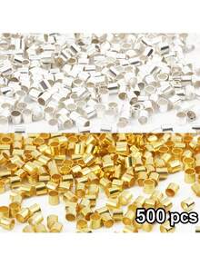 500/1000/2000pcs 2mm Spacer Beads - Durable And Versatile, Suitable For DIY Necklace And Bracelet Jewelry Making, Convenient Handmade Experience - Positioning Beads - View 13