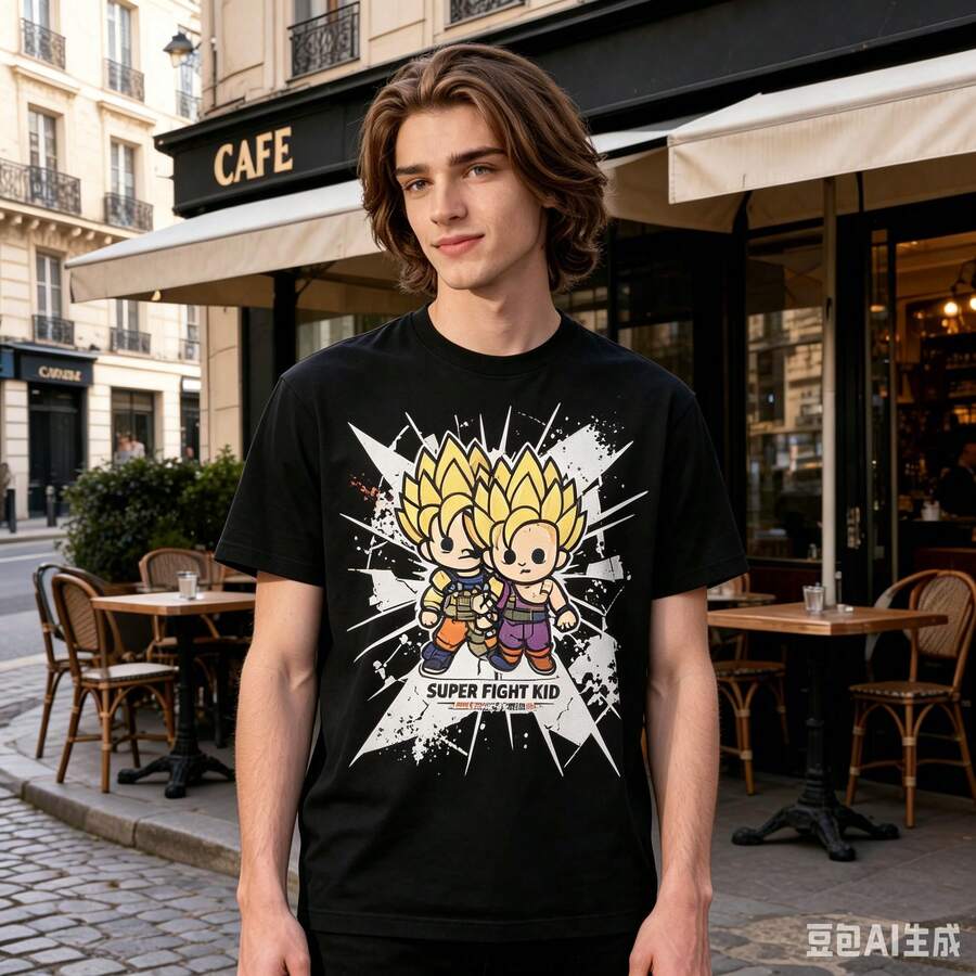 Men T-Shirts - Black 01 - View 1