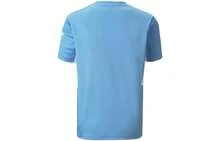 Puma Letter Print Crew Neck Short Sleeve T-Shirt Blue Tops Men - 彩色 - 查看 3