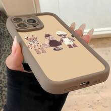 Funda para móvil con diseño de oso adorable: galleta, chef y oso disfrazado. Compatible con Samsung, Apple, VIVO, OPPO, , Transsion, ,  y Honor. Fabricada en TPU, ofrece protección contra golpes y caídas. El regalo perfecto para amigos y familiares. - Café integral - Ver 4