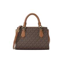 MICHAEL KORS MK MARILYN Brand Print Canvas Tote Bag, Small Size, Women's, Brown - 35F5G6AM1B-BROWN - 查看 2