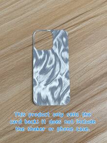 1pc Customized Face Rattle Phone Case, ABS Plastic Wavy Transparent Shell With Acrylic Lion Head Embossed Portrait Pendant, Shakeable Personalized DIY Photo Design, Cute Novelty Gift For Birthday, Holiday And Couple Surprise - Multicolor - View 19