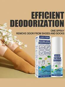 Jue-Fish Shoe Deodorizer Spray, Specially Designed To Remove Shoe And Sock Odors, Deodorizing, Suitable For All Types Of Shoes, Multi-Purpose Deodorizer, Effectively Combats Shoe Odors And Smells, Suitable For Men's And Women's Shoes. (New And Old Models Randomly Sent) - Multicolor - View 6