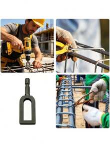 New Design Wire , Drill Accessory, Used For Binding Rebar And Wires, Quick Knotting Tool, Construction And Fence Wire Binding Accessory - A - View 4