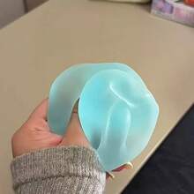 6cm Transparent Clear Mochi Squishy Toy, Moldable Deformable Jelly Squeeze Toy, Glossy Soft Anti-Stress Fidget Toy For Teens & Adults, ASMR Relax Party Favor Gift - Multicolor - View 5