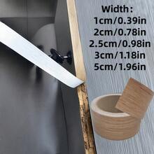 1 Roll 10m/393.7in Faux Oak Edge Banding PVC Self-Adhesive Oak Veneer Edge Trim Wood Decorative Edge Banding Suitable For DIY Applications, Bookshelves And Panels - A - View 7