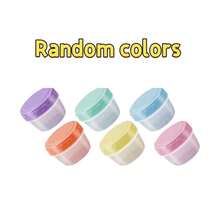 1/2/6pcs Optional Macaron Color Scale Marked Mini Food Storage Container Set, Airtight Leak Proof Small Fresh-Keeping Box Combination Kit For Baby Puree Sauce Fruit Freezer Refrigerator Organizer(Colors Will Be Shipped Randomly) - Multicolor - View 8
